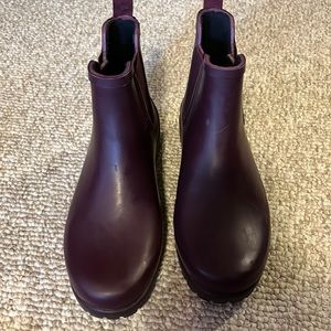 Ankle Rubber Rain Boots Preowned 